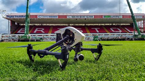 Drone at Bristol Football Stadium - Coverdrone Canada