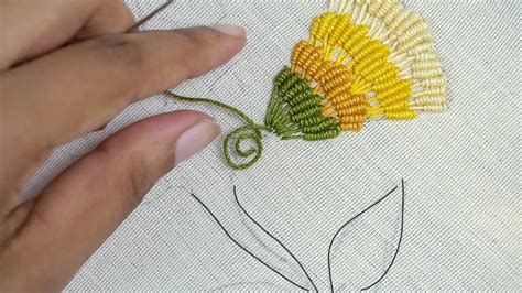 Hand Embroidery Simple Flower Designs Best Flower Site