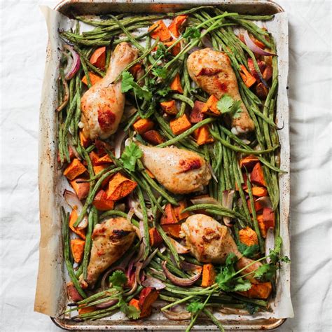 Thai Green Curry Paleo Sheet Pan Chicken And Vegetables What Great