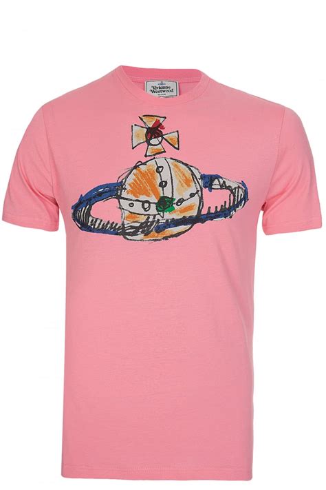 Vivienne Westwood Vivienne Westwood Chest Orb Tshirt Pink Clothing