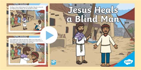 Freebibleimages Jesus Heals A Man Born Blind Pharisees Clip