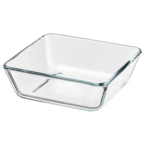 Mixtur Oven Serving Dish Clear Glass Ikea