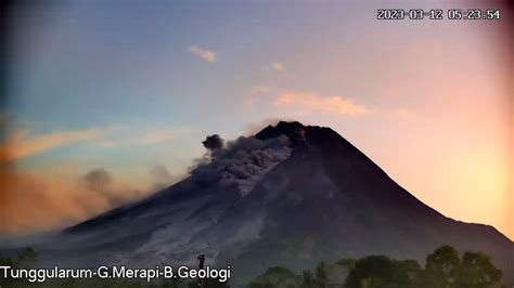 Fakta Kejadian Erupsi Gunung Merapi Maret Terjadi Awan Panas