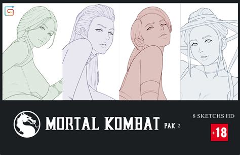 MK Sketchs Pack By Red Pyramid Hentai Foundry