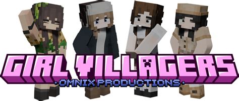 Omnix Girl Villagers Minecraft Resource Pack