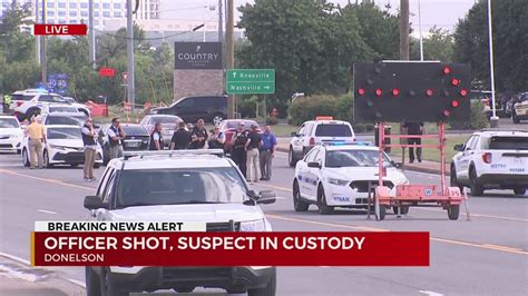 Nashville Police Officer Injured In Shooting Suspect In Custody Youtube