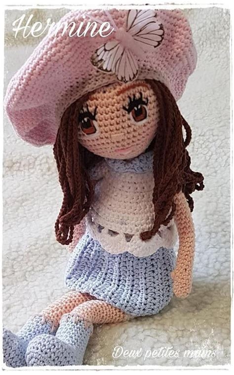 Tutoriel En Fran Ais Poup E Charlotte Crochet Pattern Etsy France