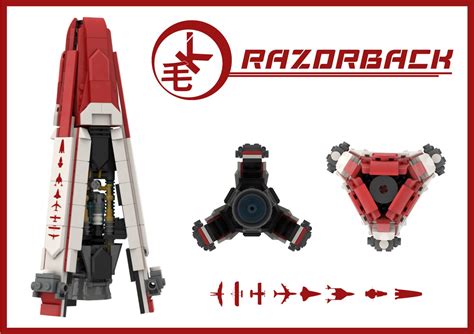 Lego Moc The Razorback The Expanse V2 By Huexley Rebrickable