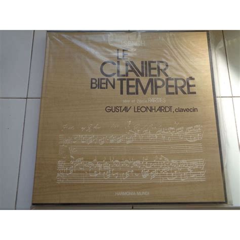 J S Bach The Well Tempered Clavier 1ere Et 2eme Parties 5 Lp