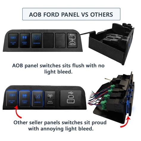 FORD Switch Panel For Next Gen Ranger XLT AIR ON BOARD AOB