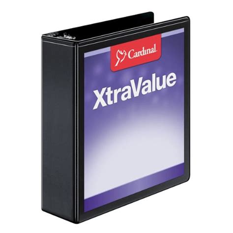 Cardinal Xtravalue Clearvue Slant D Ring Binder Letter 8 50 X 11