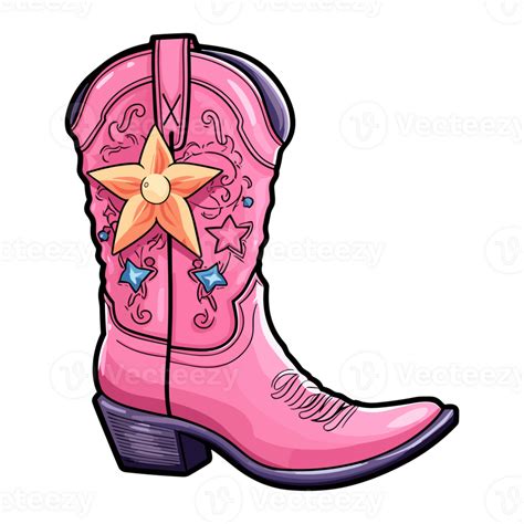 Pink Cowboy Cowgirl Boots In Western Southwestern Style Cowgirl