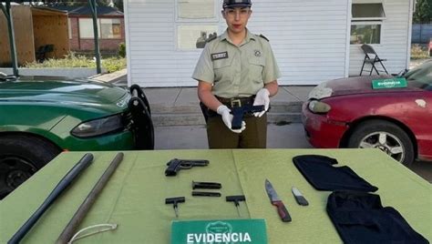 Carabineros Detiene A Banda De Cinco Sujetos Dedicada A Asaltar