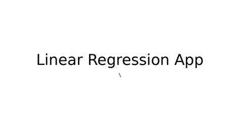 Matlab Linear Regression App Summaries Matlab Skills Docsity