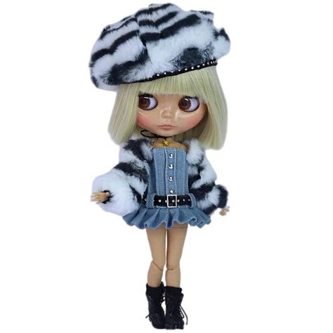 Rosie Premium Custom Neo Blythe Doll With Blonde Hair Tan Skin