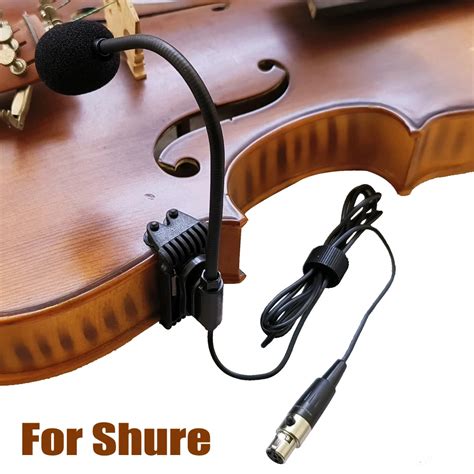 Micr Fono De Viol N Ta F Mini Xlr Para Shure Transmisor Sistema