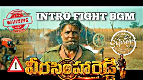 Veera Simha Reddy Car Kicking Bgm Full Background Score Nbk