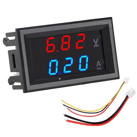 Diywork Volt Ampere Meter Display Led Mini Voltímetro Digital Ampere