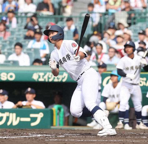 【甲子園】沖縄尚学 4番・仲田の左越え2ランで先制！カーブをジャストミートし甲子園初打点― スポニチ Sponichi Annex 野球