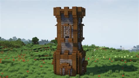 Средневековая башня MINECRAFT - YouTube