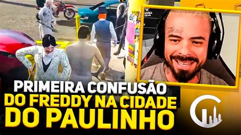 PRIMEIRA CONFUSÃO DO FREDDY NA CIDADE DO PAULINHO OLOKO YouTube