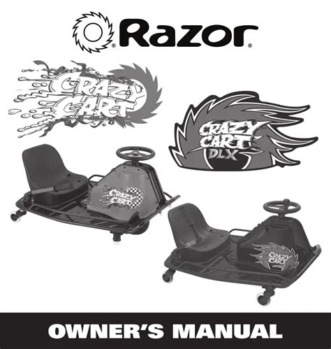 Pasted into Razor Crazy Cart User Manual - Manuals+