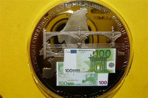 100 EURO NOWY BANKNOT EUROPY MOST JEDNOŚĆ OLBRZYM 14215285930