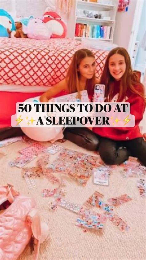 Fun Things To Do At A Sleepover In 2022 Things To Do At A Sleepover