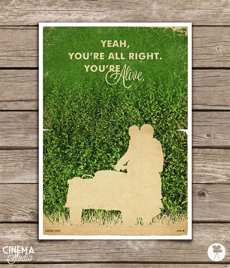 Week Discount Garden State Quotes Movie Poster Vintage Style Magazine ...