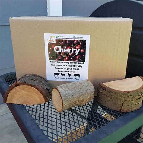 Smoking Wood Cherry Chunks Sold Per Single Box Or More Cape Town