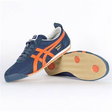 Asics Mens Onitsuka Tiger Fencing Shoes In Navyorange Fencing