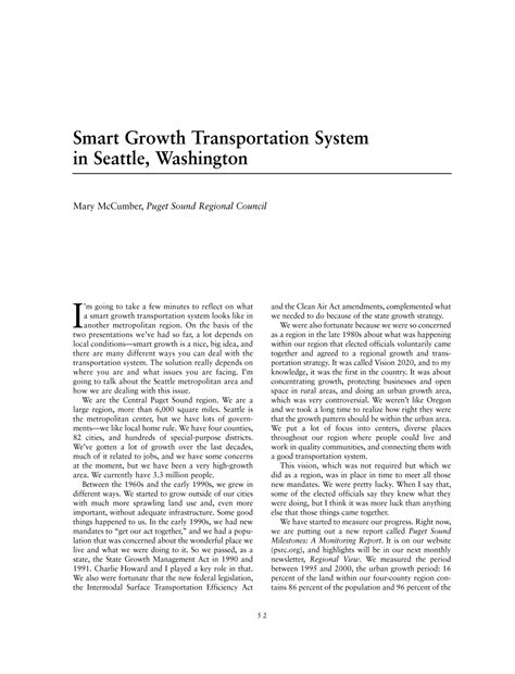 What: What Does a Smart Growth Transportation System Look Like? | Smart