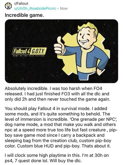 My Review Of Fo4 I Was Too Harsh Rfallout