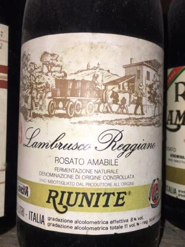 Riunite Lambrusco Reggiano Rosato Amabile Vivino Us