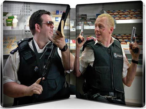 Edgar Wright S Classic Action Comedy Hot Fuzz Is Getting A K Steelbook Release From Zavvi In