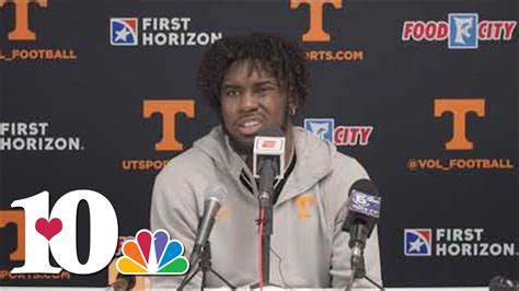 Tennessee RB Dylan Sampson Speaks After Kentucky Win YouTube