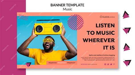 Premium PSD | Music banner template