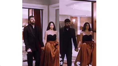 Hot Couple Entering To Eventdemet Ozdemir And Engin Akyurek