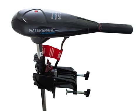 Watersnake Tracer 44 lb thrust/36 in shaft Transom Mount Electric ...