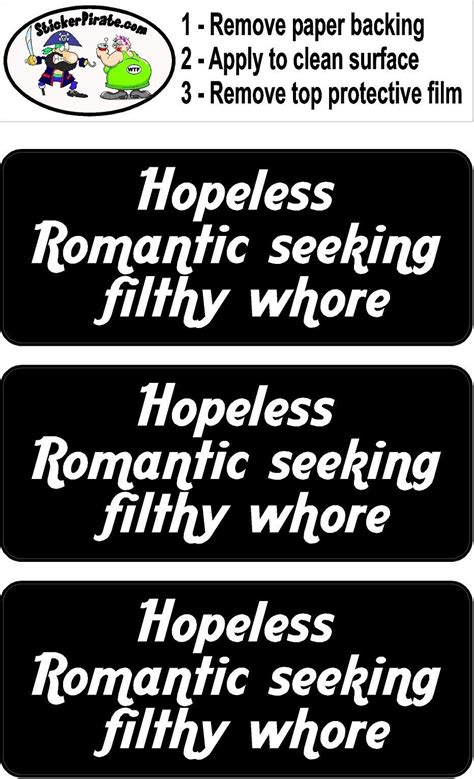 3 Seeking Filthy Whore Hard Hat Biker Helmet Sticker Bs195 Ebay