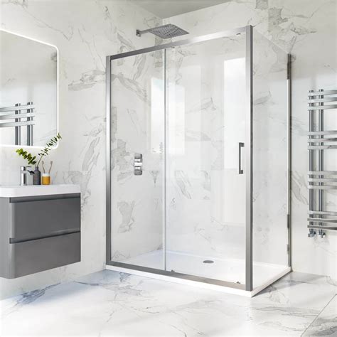 Hamburg Easy Clean Sliding Shower Enclosure 1400x900mm