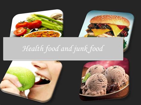 Junk Food Vs Healthy Food Ppt