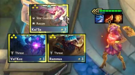 4 Recon Threat 3 ⭐⭐⭐ Kaisa Tft Set 8 Youtube