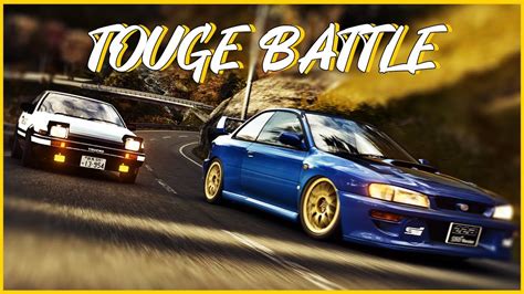 Happogahara Touge Battle AE 86 Trueno Vs 22B Sti Assetto Corsa