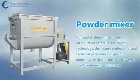 L Chemical Horizontal Ribbon Mixer Dry Powder Ribbon Blender Mixing