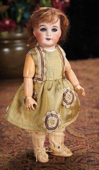 All Original French Bisque Bleuette Doll With Original Bleuette