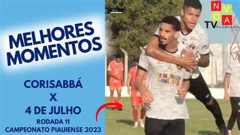 Corisabb X De Julho Melhores Momentos Rodada Campeonato