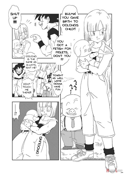 Page Of Db X Oolong X Bulma By Amedama Akihito Hentai Doujinshi