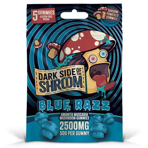 Dark Side Of The Shroom 2500mg Mushroom Gummies 5ct Blue Razz