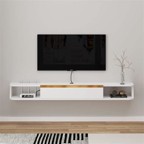 Amazon Bixiaomei Floating TV Stand 55 Wall Mounted